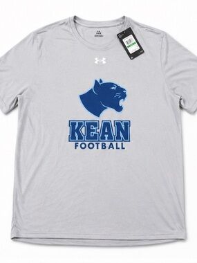 Under Armour Men’s Kean Football Performance T-Shirt - Light Gray